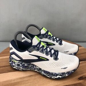 Brooks Ghost 15 Running Shoes Womens 7 B Lightweight Cushioned White Sneakers